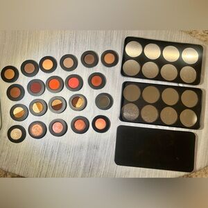 Used Lot of MELT Cosmetics Eyeshadows, Contour/Bronzer Powders, 1 pro palette